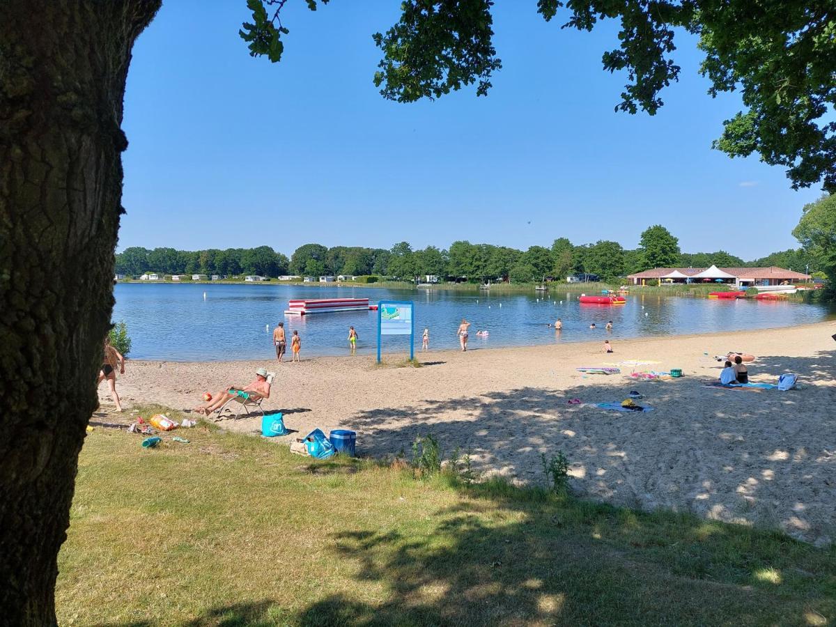 Tynaarlo Gezellig Chalet Op Een Prachtige Plek In Drenthe Met Vrij Uitzicht 빌라 외부 사진